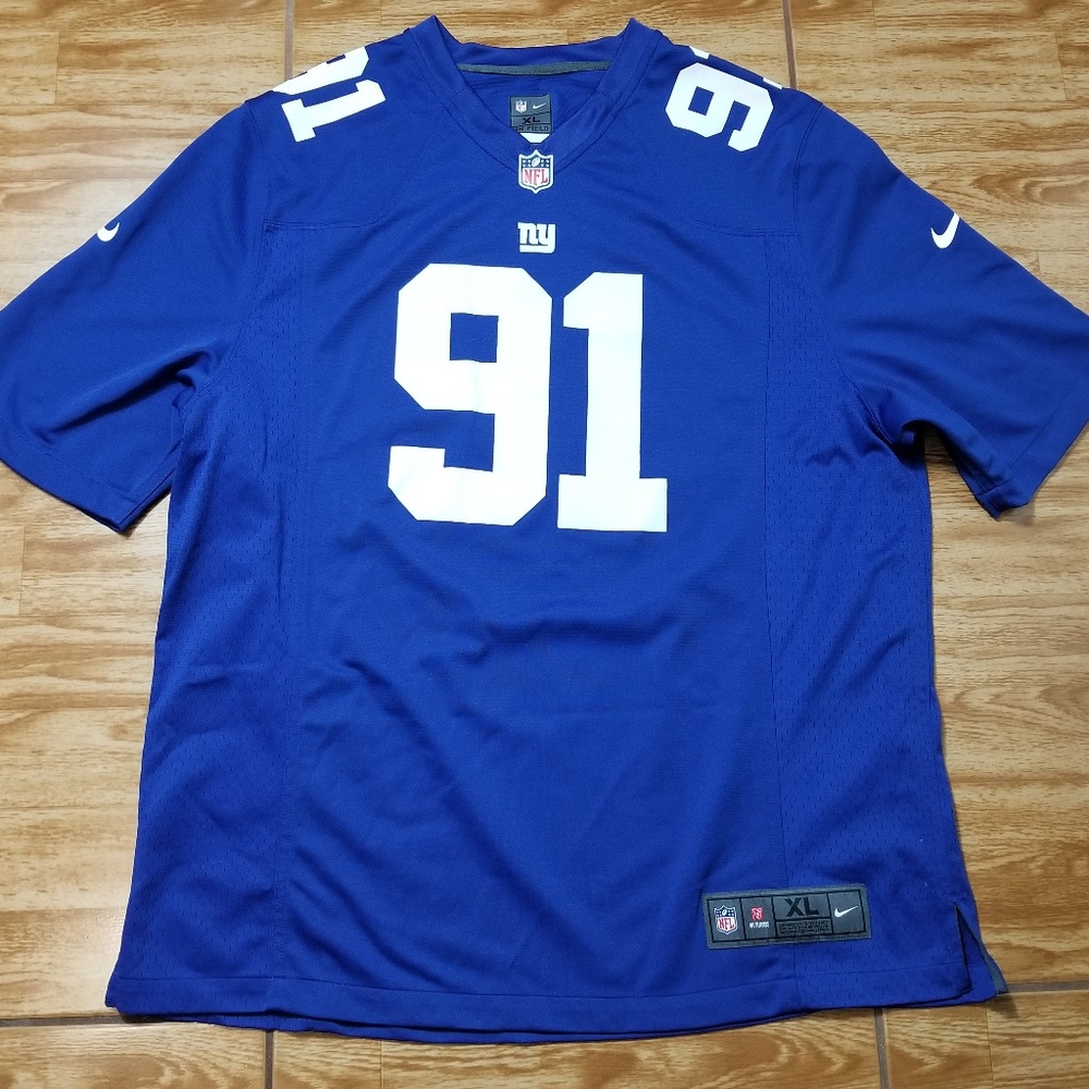Vintage Nike Justin Tuck New York Giants Jersey XL